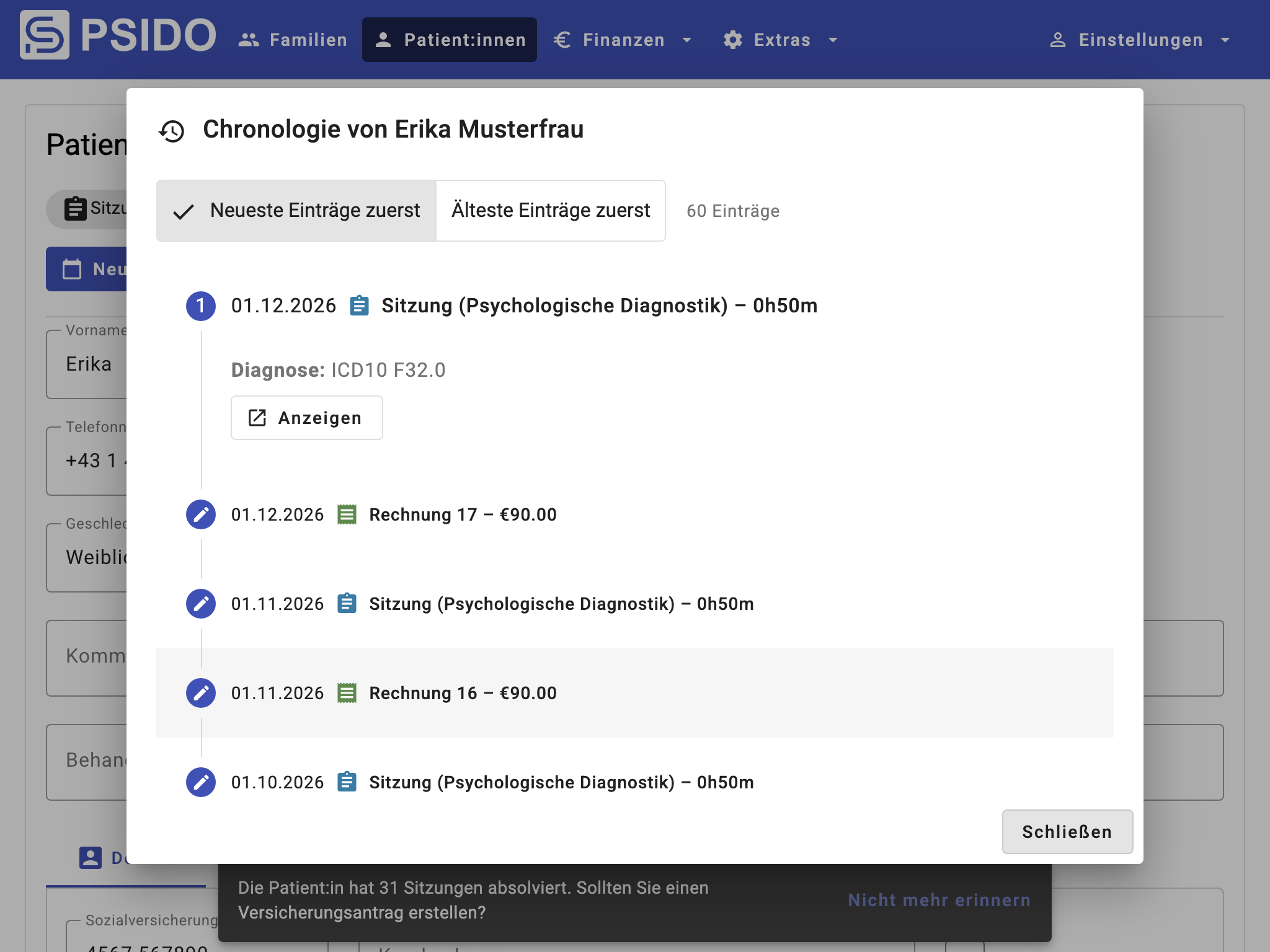 chronologie